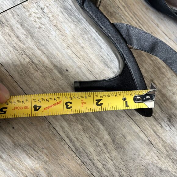 Y2K Kitten Heels 6.5 Black Bow Pointed Toe Vintage Nina New York - Picture 8 of 11